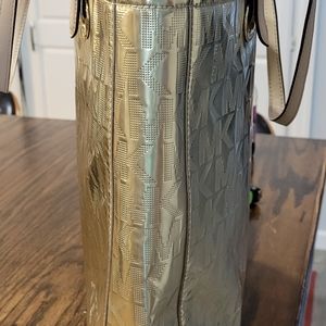 Michael kors metallic gold purse